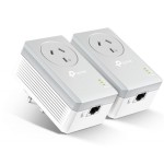 TP-Link PowerLine TL-PA4010PKIT 500Mbps Starter Kit w/ AC Pass-through, 1 x Lan
