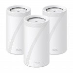 TP-Link Deco BE85 Wi-Fi 7 Whole-Home Mesh System - 3 Pack, Tri-Band BE22000, 10G & 2.5G Ethernet Port