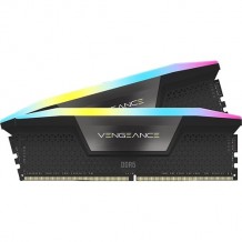 CORSAIR VENGANCE RGB DDR5 6000MT/s 32GB 2x16GB DIMM BLACK HEATSPREADER