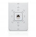 Ubiquiti UniFi U6-IW Dual-Band AX5300 Wall-mounted Wi-Fi 6 Access with a built-in PoE switch.